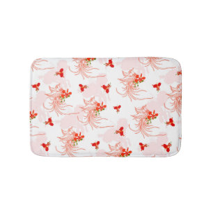 Tapis De Bain Phoenix Oiseau Et Phoenix Fleur Motif Sans Faille