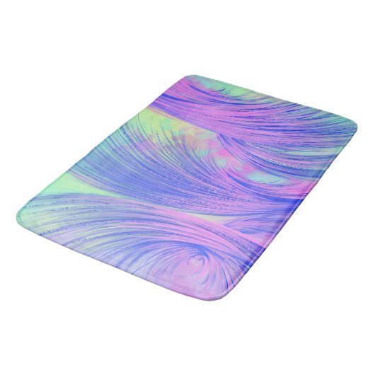 Tapis De Bain Phoenix violet (Angle)