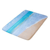 Tapis De Bain Photo Amazing Beach Tropical Scene (Angle)