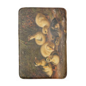 Tapis De Bain Photo de Canards - Bébés Canards (Devant (Vertical))