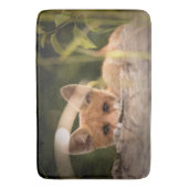 Tapis De Bain Photo de Cute Little Orange Fox (devant Vertical)