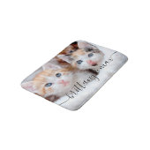 Tapis De Bain Photo de vos chatons mignons (Angle)