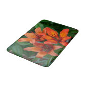 Tapis De Bain Photo Fleur, Jour Orange Lily (Angle)