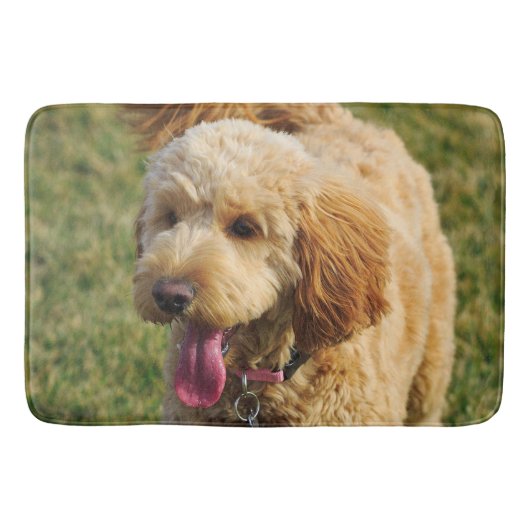 Tapis De Bain Photo Goldendoodle Dog (Devant)