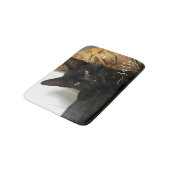 Tapis De Bain Photo personnalisée Plat Chat Doux Mat avec Nom de (Angle)