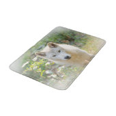 Tapis De Bain Photographie animale, Loup gris (Angle)