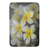 Tapis De Bain Photographie de la Plumeria jaune florale (devant Vertical)