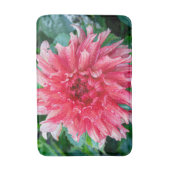 Tapis De Bain Photographie Fleur, Dahlia Rose (Devant (Vertical))