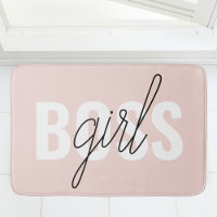 Phrase moderne Pastel Rose fille Boss Phrase