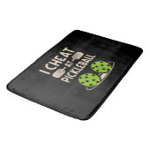 Tapis De Bain Pickleball Drôle (Angle)