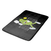 Tapis De Bain Pickleball Jouer - Drôle Pickleball Paddle (Angle)