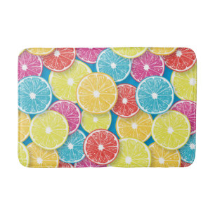Tapis De Bain Pièces de fruits d'agrumes