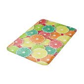 Tapis De Bain Pièces de fruits d'agrumes pop art 2 (Angle)
