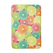 Tapis De Bain Pièces de fruits d'agrumes pop art 2 (Devant (Vertical))