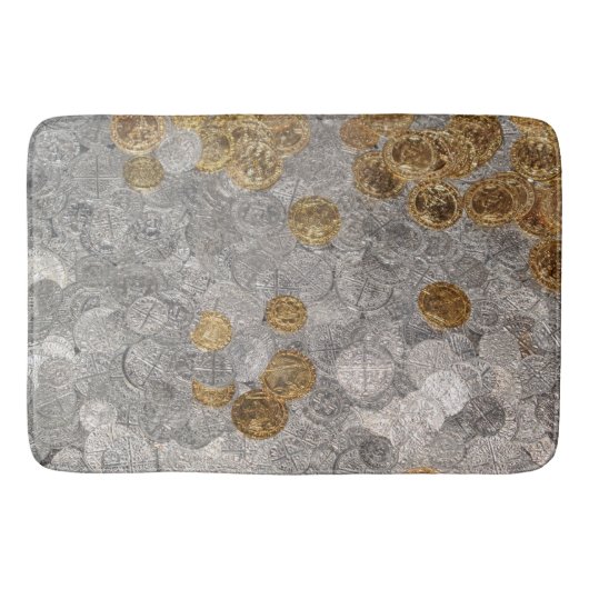 Tapis De Bain Pièces d'or et en argent (Devant)