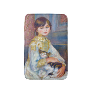 Tapis De Bain Pierre-Auguste Renoir - Enfant au chat