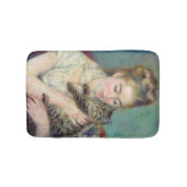 Tapis De Bain Pierre-Auguste Renoir - Femme avec chat (Devant)