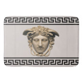 Tapis De Bain Pierre Beige Medusa clé grecque (Devant)
