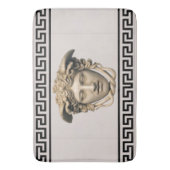 Tapis De Bain Pierre Beige Medusa clé grecque (devant Vertical)