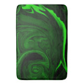 Tapis De Bain pierre de malachite verte à texture (devant Vertical)