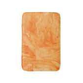 Tapis De Bain Pierre De Marbre Orange Et Jaune (Devant (Vertical))