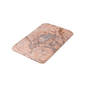 Tapis De Bain Pierre de marbre rose avec gris (Angle)