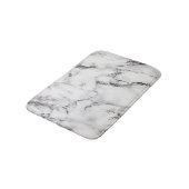 Tapis De Bain Pierre en marbre blanc noir et gris (Angle)