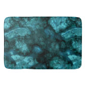 Tapis De Bain Pierre turquoise abstraite (Devant)