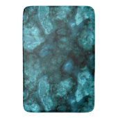 Tapis De Bain Pierre turquoise abstraite (devant Vertical)
