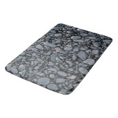 Tapis De Bain Pierres brillantes noires lisses (Angle)