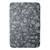 Tapis De Bain Pierres brillantes noires lisses (devant Vertical)