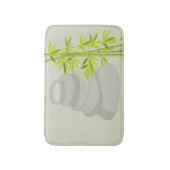 Tapis De Bain Pierres de bambou et de zen (Devant (Vertical))