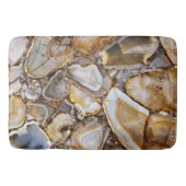 Tapis De Bain Pierres de géode poli (Devant)