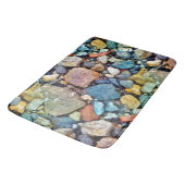Tapis De Bain Pierres multicolores (Angle)