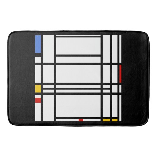 Tapis De Bain Piet Mondrian, Composition 10 (Devant)