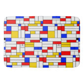 Tapis De Bain Piet Mondrian Style Art Abstrait (Devant)