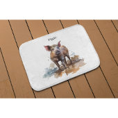 Tapis De Bain Piglet en jeu, personnalisation
