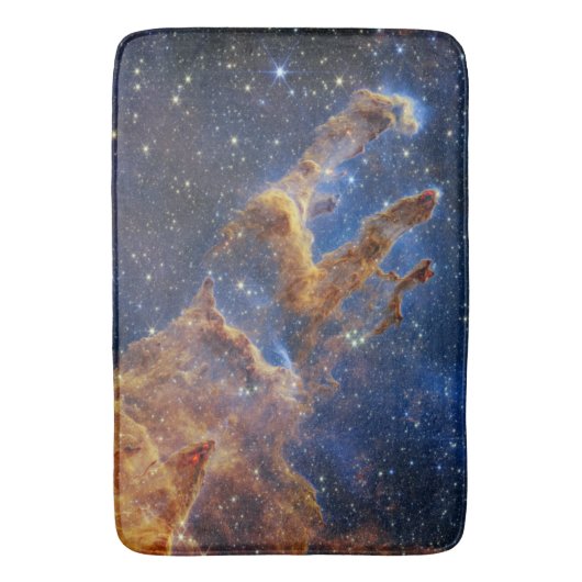 Tapis De Bain Piliers de création Aigle Nebula Webb Telescope (devant Vertical)