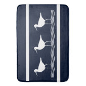 Tapis De Bain Pince de sable blanc marine douce (devant Vertical)