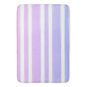 Tapis De Bain Pinceau Rose Pâle Bleu Violet  (devant Vertical)