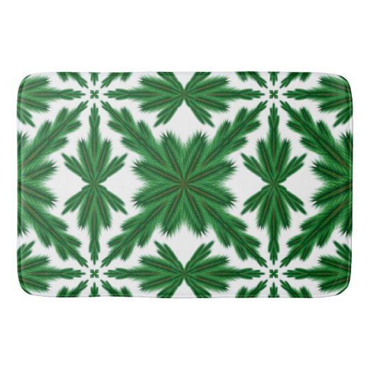 Tapis De Bain Pine Mandala Bath Mat (Devant)