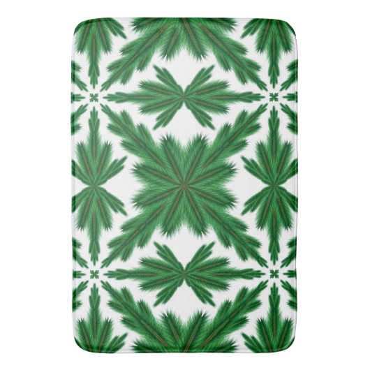 Tapis De Bain Pine Mandala Bath Mat (devant Vertical)