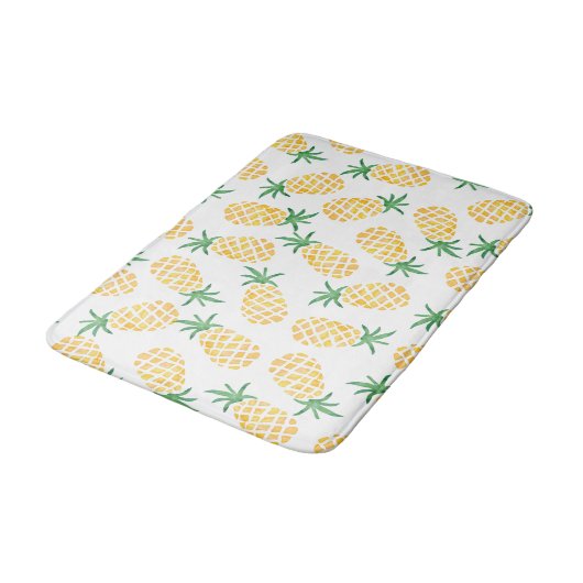 Tapis De Bain Pineappa matelas d'aquarelle (Angle)