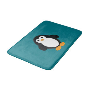 Tapis De Bain Pingouin à caricature mignonne