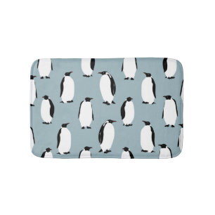 Tapis De Bain Pingouin Bird animal mignonne Motif