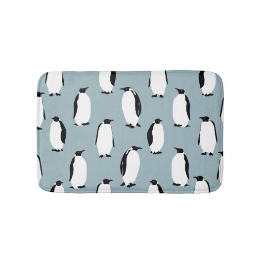 Tapis De Bain Pingouin Bird animal mignonne Motif (Devant)