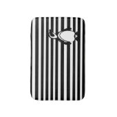 Tapis De Bain Pingouin et rayures (Devant (Vertical))