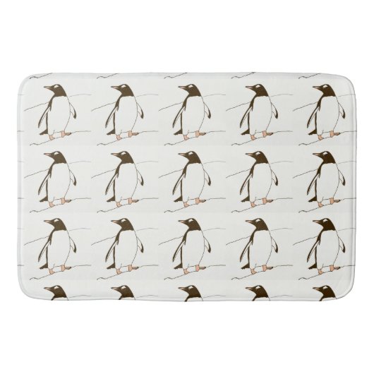 Tapis De Bain Pingouin Gentoo (Devant)