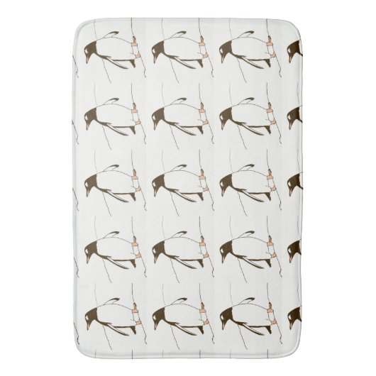 Tapis De Bain Pingouin Gentoo (devant Vertical)