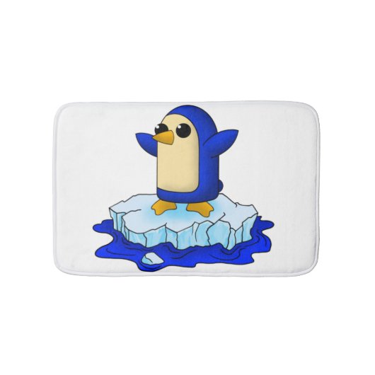 Tapis De Bain Pingouin mignon bébé (Devant)